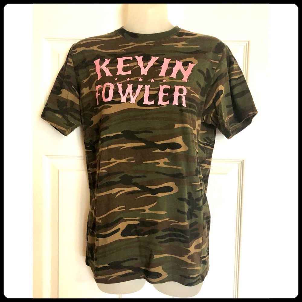 Kevin Fowler Camouflage Graphic T-shirt